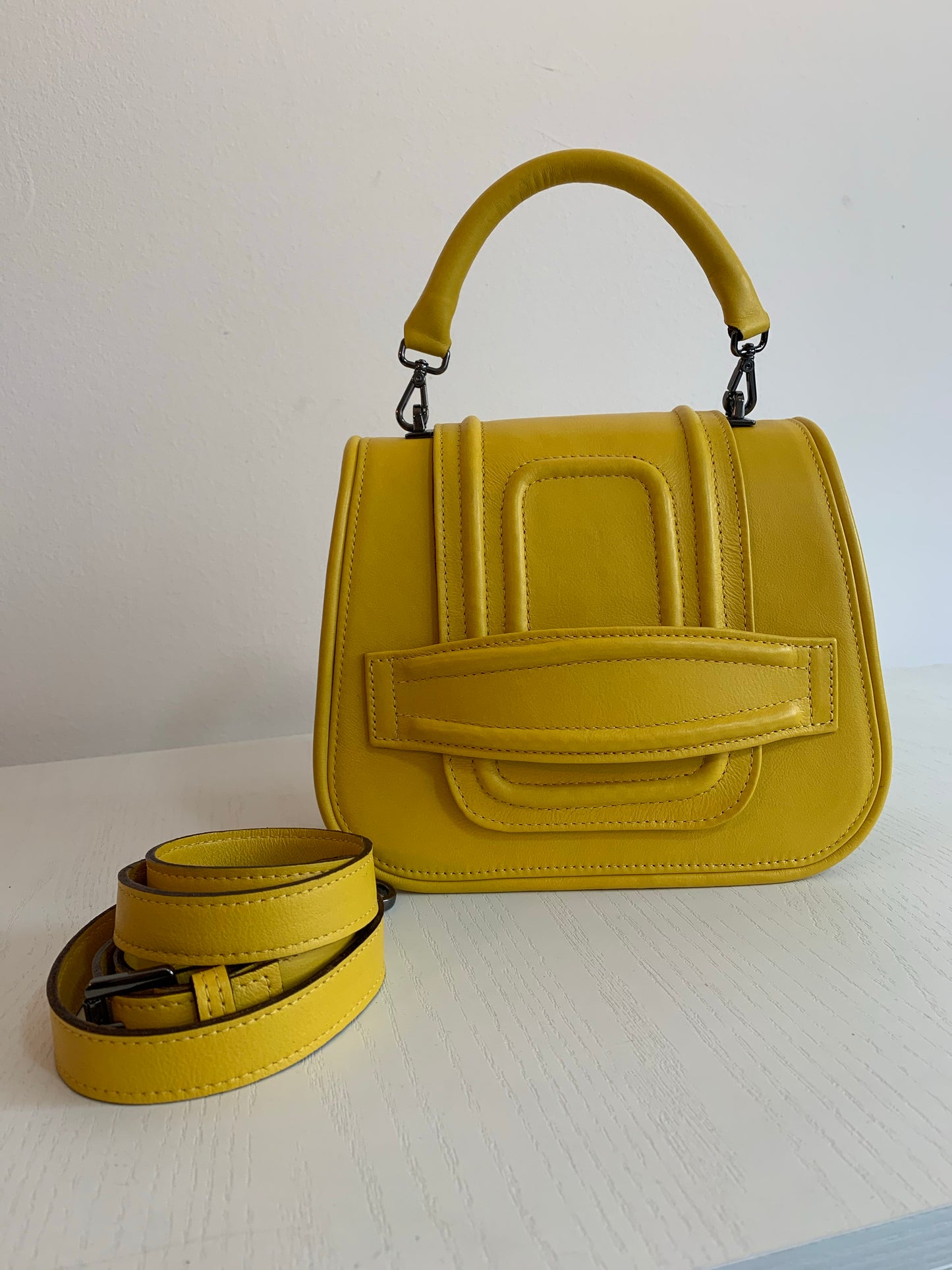 Bolsa Tia Lúcia Amarela